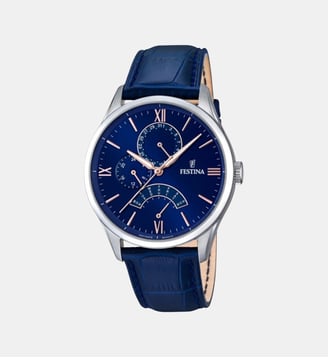 Montre Homme Multifunction Bleu F16823/3 - Festina - Argenté
