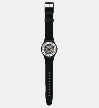 Montre Femme, Homme New gent Argenté SUOZ147 - Swatch - Noir