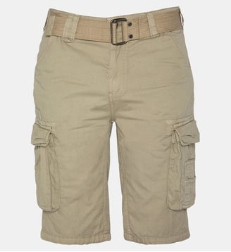 Army 3/4 shorts - Schott - Beige clair