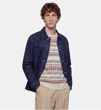 Surchemise Surnim en denim coton - Galeries Lafayette - Brut