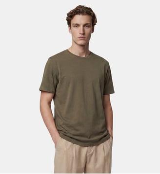 T-shirt Sishron coton bio - Galeries Lafayette - Kaki