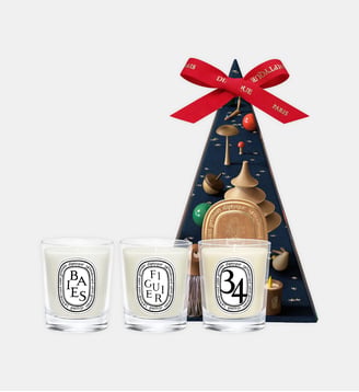 Coffret Surprise 3 Mini-Bougies — Édition Limitée de Noël - Diptyque - Multi blanc