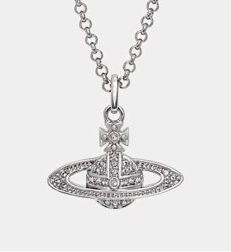 Collier Mini Bas Relief Orb - Vivienne Westwood - Crystal