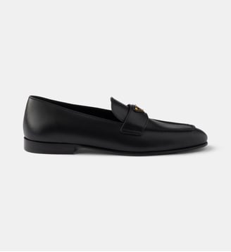 Mocassins à logo triangle Prada