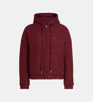 Blouson Boiled Wool - Arte - Bordeaux