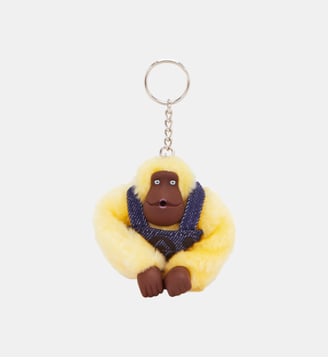 Porte-clés Monkeyclip M - Kipling - Jaune et bleu