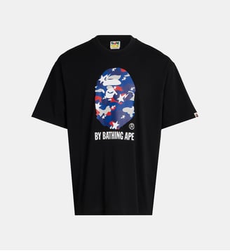 T-shirt droit Strike camouflage coton - A BATHING APE ® - Black