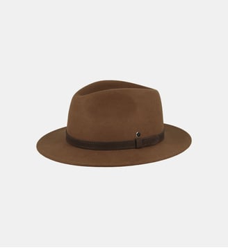 Chapeau fedora en feutre de laine Fléchet