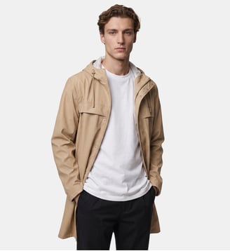 Parka Nainy mi-longue - Galeries Lafayette - Beige
