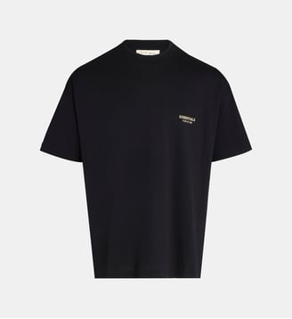 T-shirt droit en coton - Fear Of God - Noir