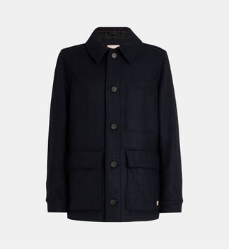 Veste Pêcheur en laine mélangée - Armor-Lux - Bleu marine