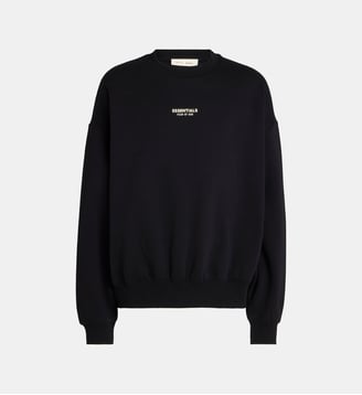 Sweat signature en coton mélangé - Fear Of God - Noir
