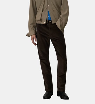 Pantalon slim velours milleraies System Studio