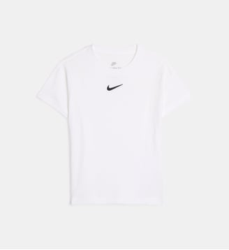 T-shirt droit à manches courtes - Nike - Blanc