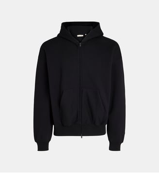 Hoodie droit en coton mélangé - Fear Of God - Noir