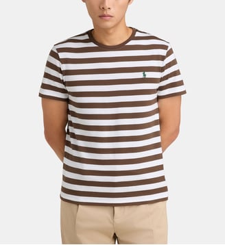 T-shirt droit à rayures coton  Polo Ralph Lauren