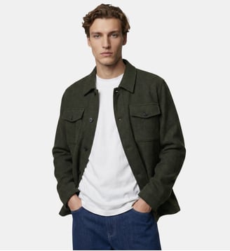Blouson droit Tunt réversible - Galeries Lafayette - Kaki olive