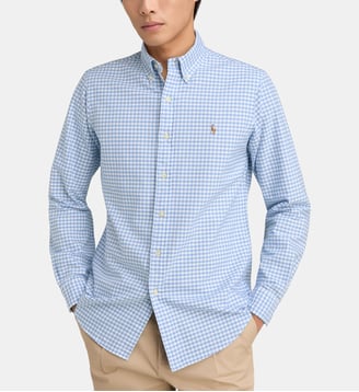 Chemise slim imprimé Vichy coton Polo Ralph Lauren
