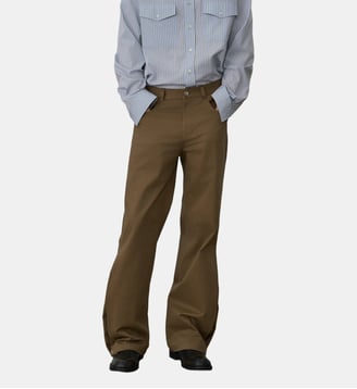 Pantalon confort à ourlet - System Studio - Beige