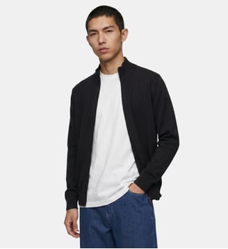 Gilet zippé Lambgi - Galeries Lafayette - Noir