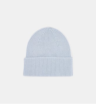Bonnet revers laine mérinos - Colorful Standard - Bleu ciel