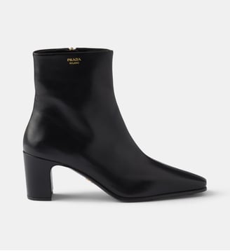 Bottines en cuir Prada