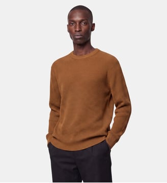 Pull Rulwool en laine - Galeries Lafayette - Jaune moutarde