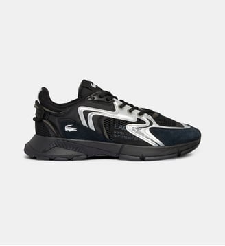 Baskets basses de running L003 Neo - Lacoste - Noir et argent