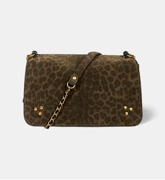 Sac à main Bobi M en cuir - Jérôme Dreyfuss - Kaki