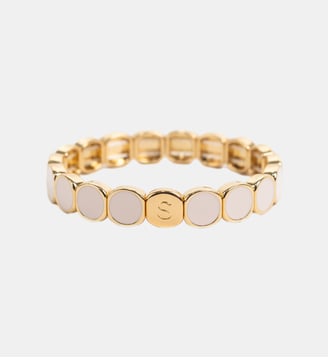 Bracelet facettes rondes - Simone à Bordeaux - Beige