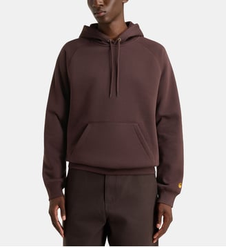 Hoodie droit Chase molletonné - Carhartt WIP - Marron et doré
