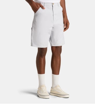 Short droit en coton bio - Carhartt WIP - Vert sapin