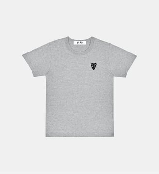 T-shirt droit coton - Comme des Garçons PLAY - Gris clair