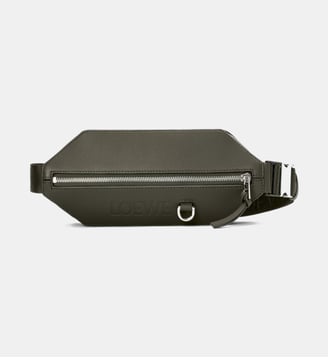 Sac banane en cuir signature - Loewe - Olive
