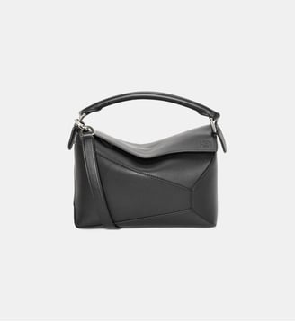Sac à main Small Puzzle Edge en cuir - Loewe - Noir