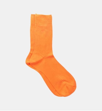Chaussettes côtelées - Maria La Rosa - Mandarine