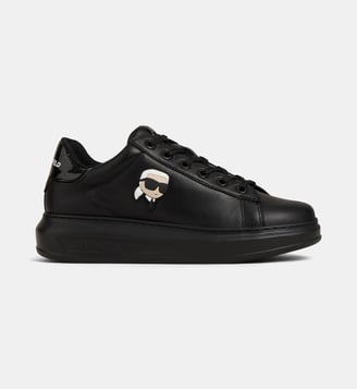 Baskets basses Kapri en cuir - Karl Lagerfeld - Noir