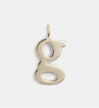 Pendentif charm Alphabet G en laiton - Chloé - Doré