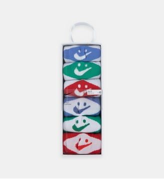 Set de 6 paires de chaussettes en coton mélangé - Nike - White
