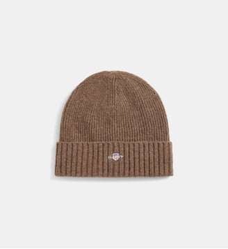 Bonnet signature laine - Gant - Marron