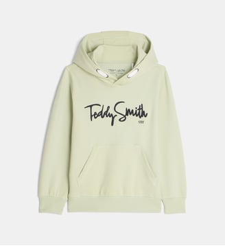 Hoodie S-Evry coton stretch - Teddy Smith - Vert eau