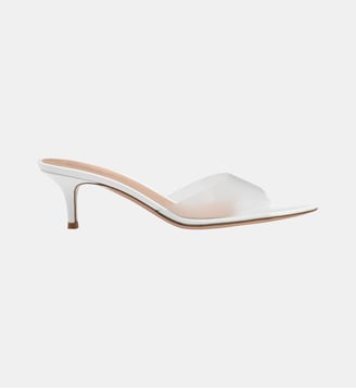 Mules à talons Elle 55 - Gianvito Rossi - Blanc