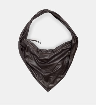 Sac à main Scarf en cuir - Lemaire - Marron