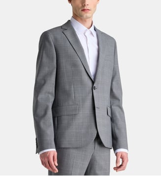 Veste de costume Sprince Prince De Galles - Comptoir GL - Gris
