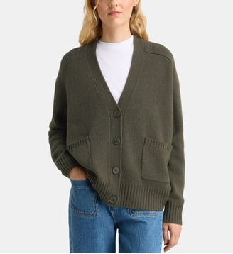 Gilet ample Bastille en laine - Galeries Lafayette - Bronze