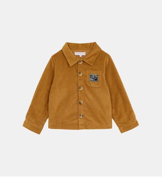Surchemise Tiago velours coton bio - Cadet Rousselle - Ocre