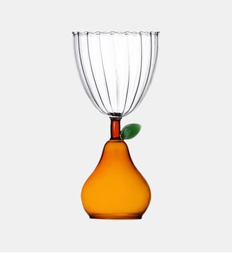 Verre à pied Poire - Ichendorf Milano - Transparent