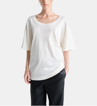 T-shirt ample en coton - Lemaire - Crème