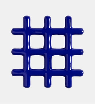 Dessous de plat - Grille - grès - Bleu - &Klevering - Bleu