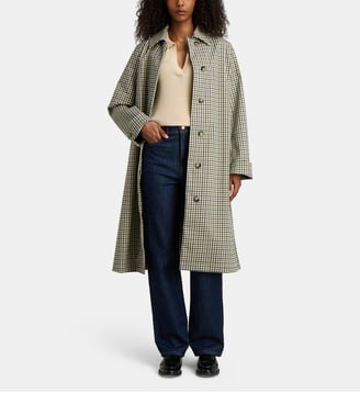 Imperméable long droit Kikaro imprimé vichy - Jodhpur - Multicolore 2